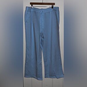 NEW Victoria's Secret‎ Boyfriend Wide Leg Oversize Fleece Sweatpants Women XXL